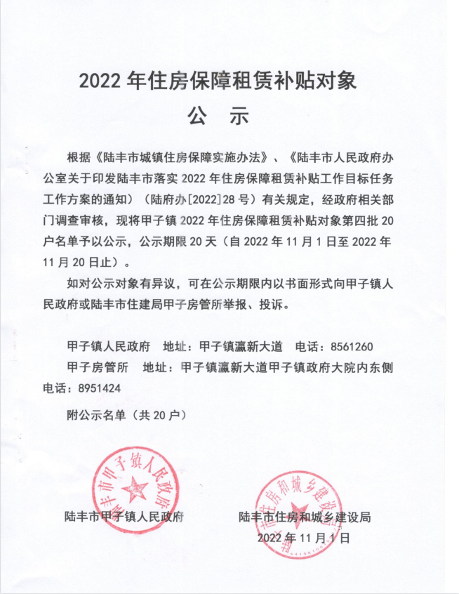 2022年度保障房租赁补贴对象公示（甲子20户）第四批.jpg